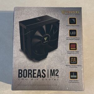 Boreas M2 CPU Air Cooler - Black
